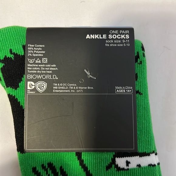 Hulk Socks DC Comics Bioworld Animated Incredible Hulk Unisex - Picture 4 of 5
